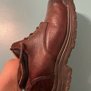 Men’s Size 13 Timberland Oil Slick And Steel toed Work Shoes